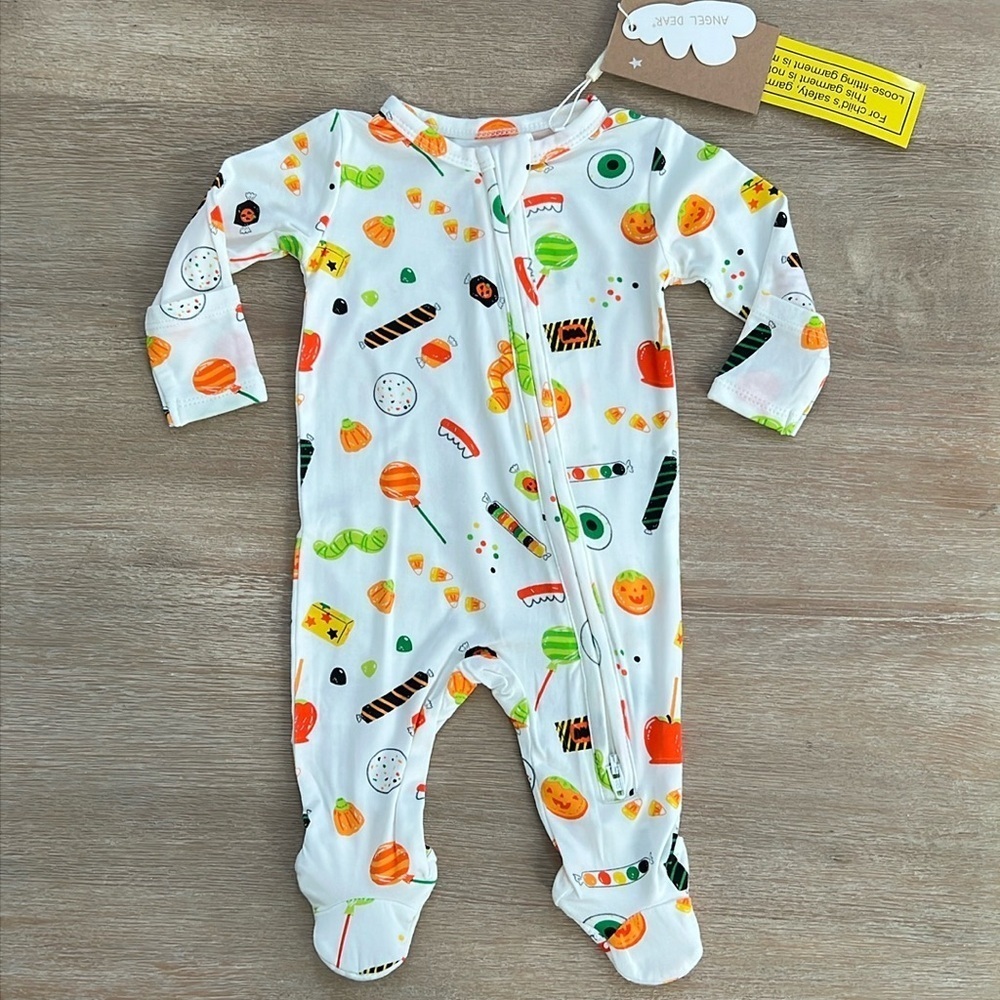 🎃 Angel Dear Girl Boy Halloween Candy Sleeper Footie Newborn